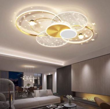Đèn Ốp Trần Trang Trí Phòng Khách Hiện Đại Cao Cấp 1100x700mm EC-ML49