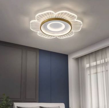 Đèn Ốp Trần Led 3 Chế Độ Ánh Sáng Trang Trí Phòng Ngủ D500mm SE-MC615