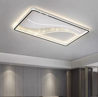 Đèn Mâm Ốp Trần Trang Trí Phòng Khách Hình Chữ Nhật L1100mm SE-MC519