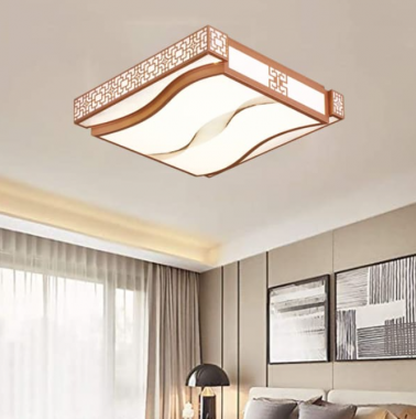 Đèn Mâm Áp Trần Gỗ LED Gắn Phòng Ngủ HP-OTG23