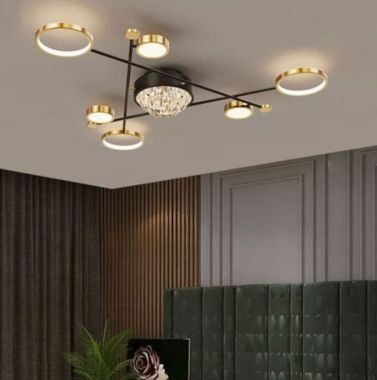 Đèn Chùm Ốp Trần Led Trang Trí Tăng Giảm Ánh Sáng D1310mm SE-CLA738