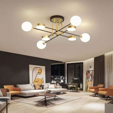 Đèn Chùm Ốp Trần Led 3 Chế Độ Màu Trang Trí Hiện Đại L1100mm SE-CLA766