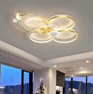 Đèn Ốp Trần Led Kiểu Hiện Đại Trang Trí Phòng Khách D850mm PH-MO9076