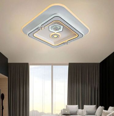 Đèn Ốp Trần Led 3 Chế Độ Ánh Sáng Trang Trí Nội Thất D500mm DR-M34812A