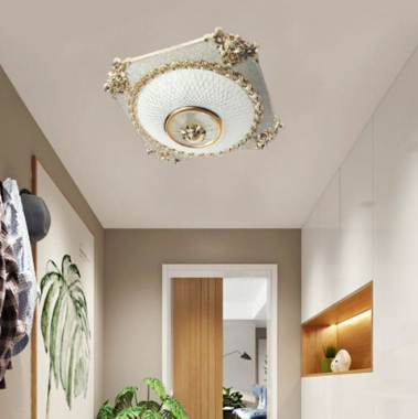 Đèn Mâm Ốp Trần Bánh Tiêu Led 350mm AN-OT7303
