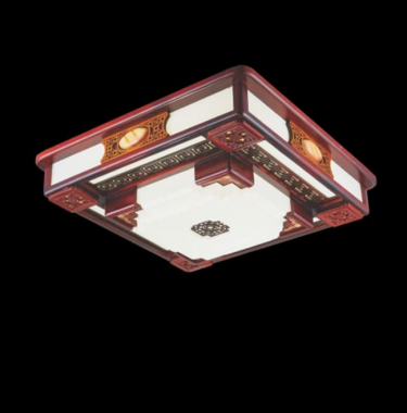 Đèn Mâm Áp Trần Gỗ LED 650mm EC22-MG007