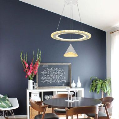 Đèn Thả Trần Bàn Ăn 1 Bóng Led 3 Chế Độ Ánh Sáng Bằng Mica DR-NB632/1
