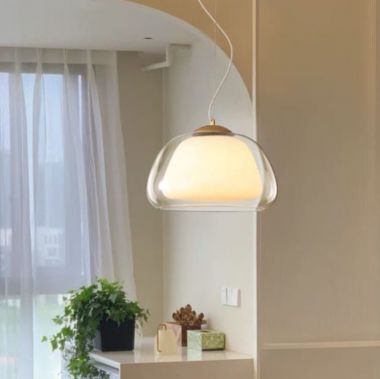 Đèn Thả Trần Quán Cafe, Bàn Ăn, Tab Đầu Giường Chao Thủy Tinh DC-TT56