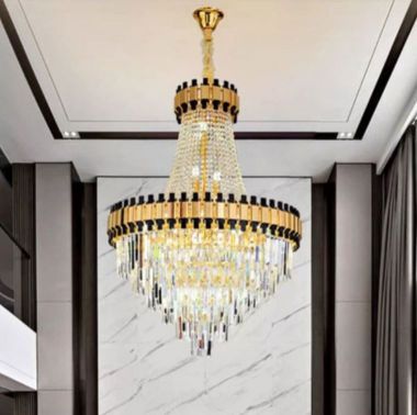 Đèn Chùm Pha Lê Thả Trần Phòng Khách Nhỏ, Bàn Ăn D620mm EC-CFL261