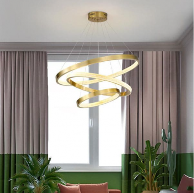 Đèn Thả Led 3 Vòng Trang Trí Phòng Khách DC22-THD7041-3