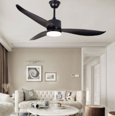 Quạt Trần Đèn Cánh Xòe Bằng Nhựa ABS Lắp Phòng Khách PH-QVifa400D/LED