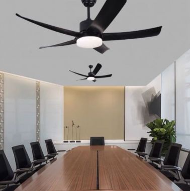 Quạt Trần Đèn Led Cánh Xòe Bằng Nhựa ABS Lắp Phòng Họp PH-QVifa410DEN