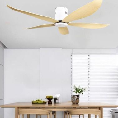 Quạt Trần Cánh Nhựa ABS Màu Vàng Trang Trí Phòng Ăn PH-QVifa900/VANG