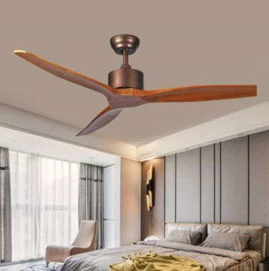 Quạt Trần 3 Cánh Gỗ Trang Trí Phòng Ngủ Căn Hộ Chưng Cư PH-QVifa40