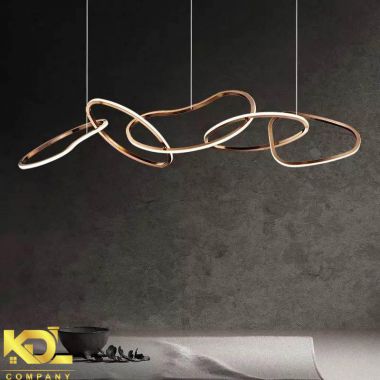 A wavy line light - Đèn Thả Hiện Đại