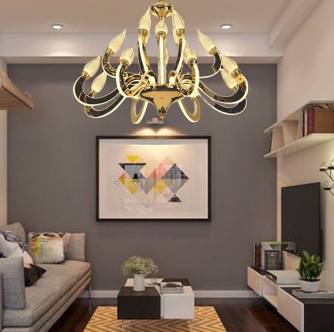Đèn Chùm Led Trang Trí Phòng Khách 16 Tay EC22-C2098/16