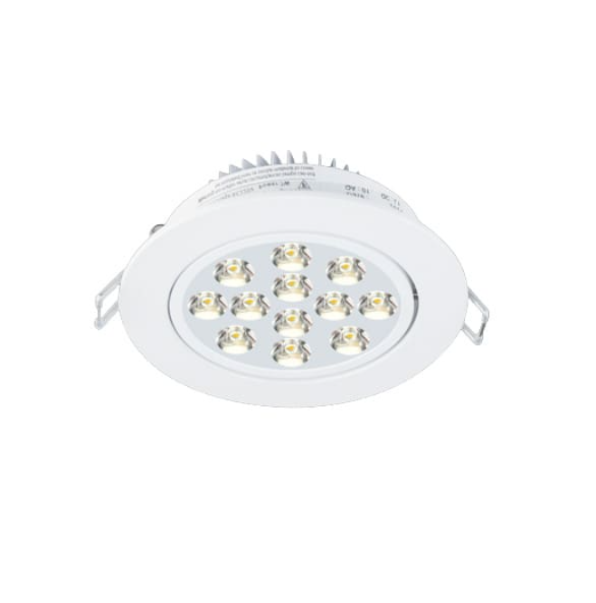 Đèn Led Âm Trần 12W Đơn Sắc EC-LA111