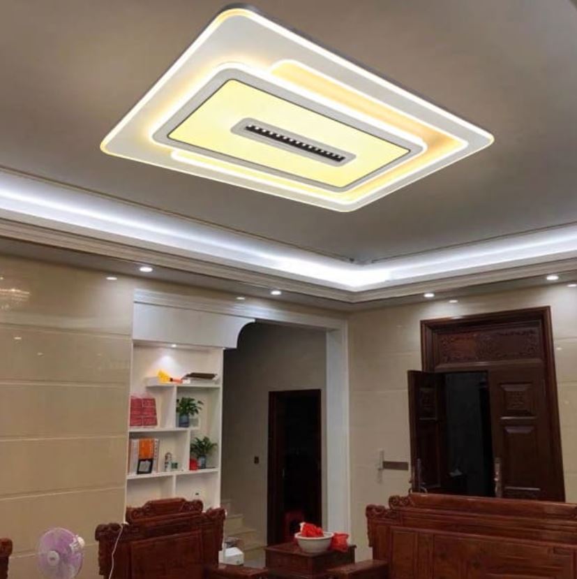 Đèn Ốp Trần Phòng Khách Hiện Đại 3 Chế Độ Ánh Sáng L1100mm DR-NC2305