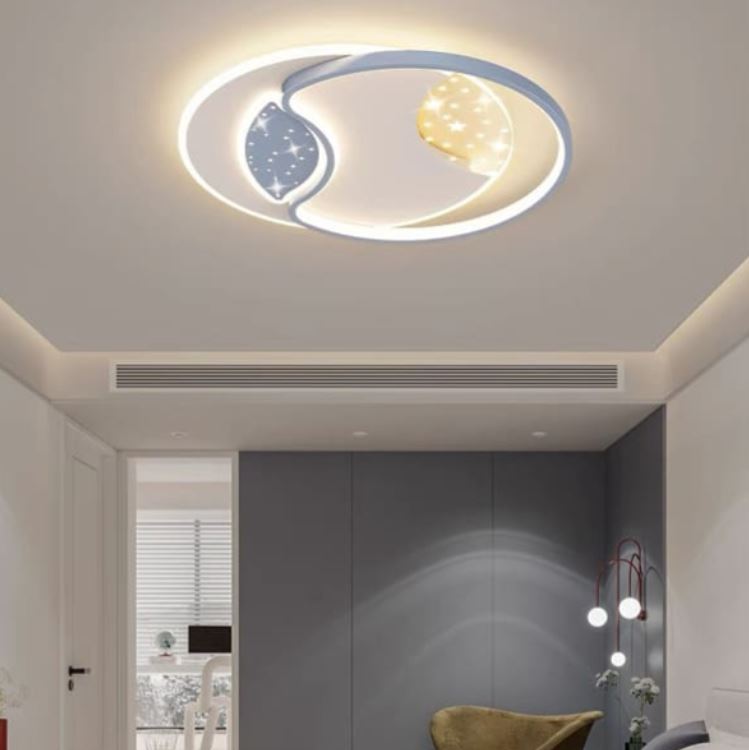 Đèn Ốp Trần Phòng Khách Hiện Đại 3 Chế Độ Ánh Sáng D500mm DR-NC912A
