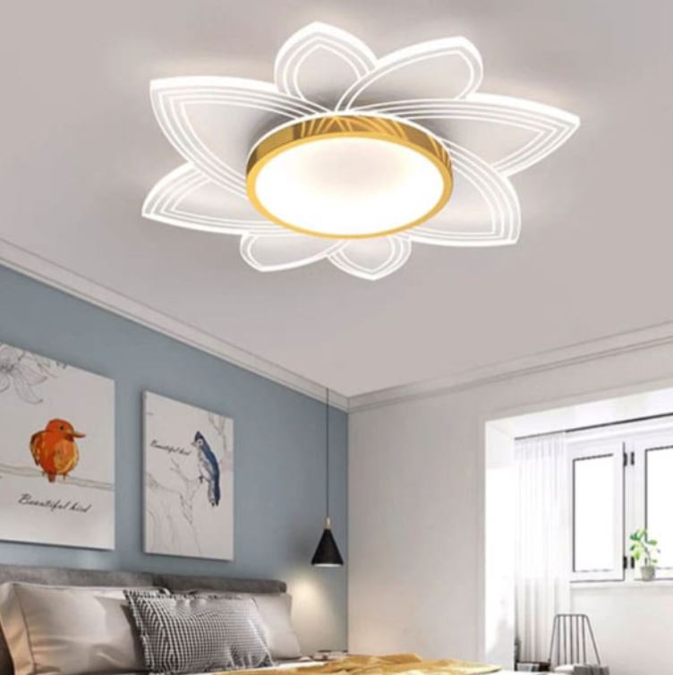Đèn Ốp Trần Led 3 Chế Độ Ánh Sáng Trang Trí Phòng Ngủ D500mm DR-C590