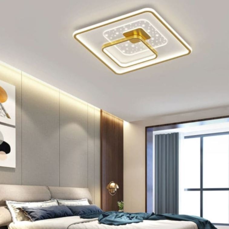 Đèn Ốp Trần Led 3 Chế Độ Ánh Sáng Trang Trí Phòng Ngủ D500mm DR-C591B
