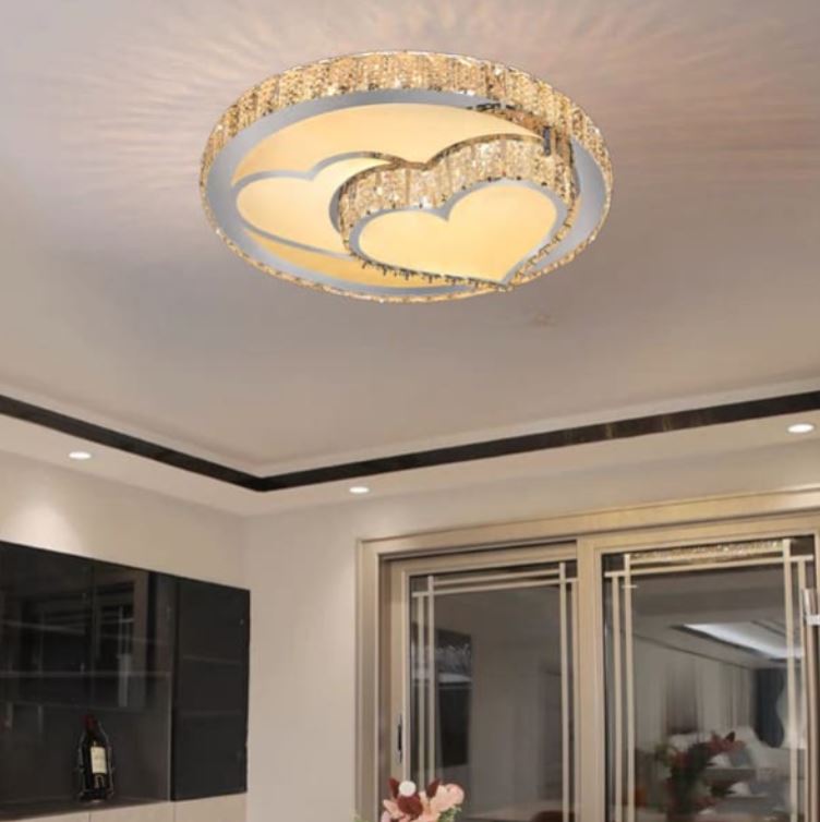 Đèn Mâm Ốp Trần Led Trang Trí Phòng Khách Sang Trọng D500mm DR-NC4937