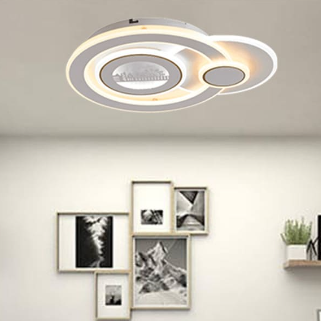Đèn Mâm Áp Trần Phòng Khách, Phòng Ngủ 500mm EC22-ML8593