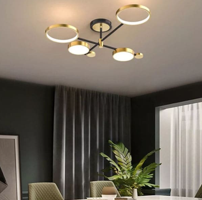 Đèn Ốp Trần Phòng Khách W900mm DC-TTK112T2+2