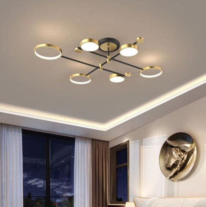 Đèn Ốp Trần Phòng Khách L780mm DC-TTK112T3+3
