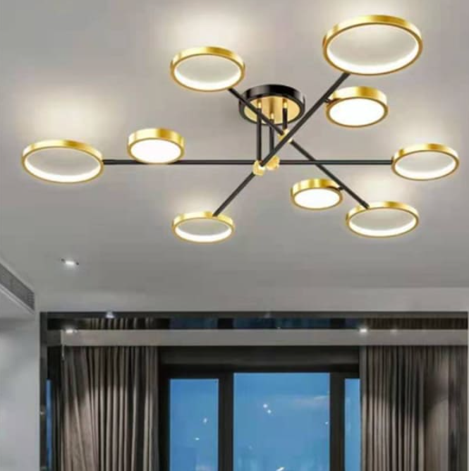 Đèn Ốp Trần Phòng Khách Hiện Đại L1250mm EC-T6263/9