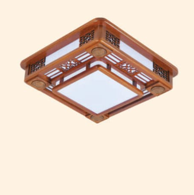 Đèn Mâm Áp Trần Gỗ LED 550mm AER21-MGL6913
