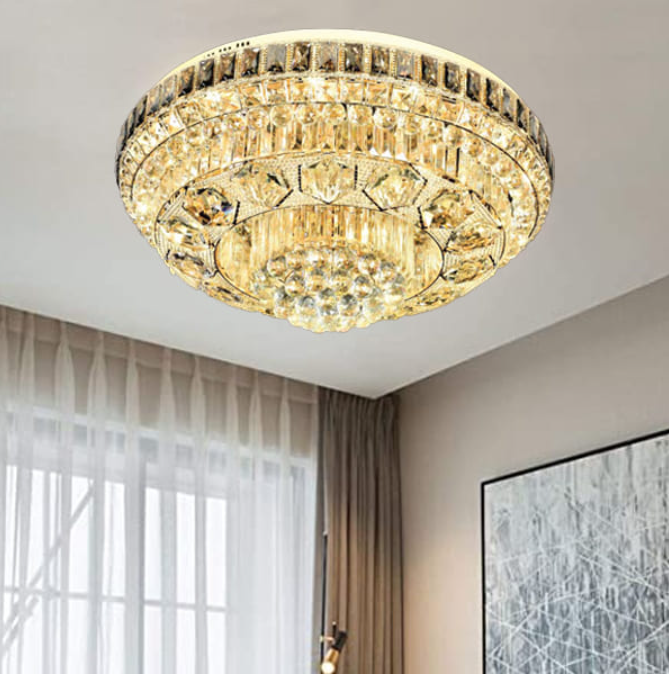Đèn Mâm Ốp Trần Pha Lê Phòng Khách VA-MPL6845/950