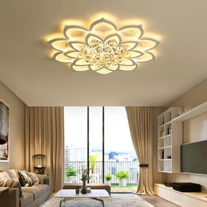 Đèn Mâm Ốp Trần Phòng Khách Hiện Đại 20 Cánh PH22-MO9007