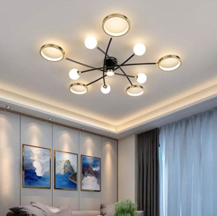 Đèn Chùm Ốp Trần Led Trang Trí Tăng Giảm Ánh Sáng L1200mm SE-CLA776