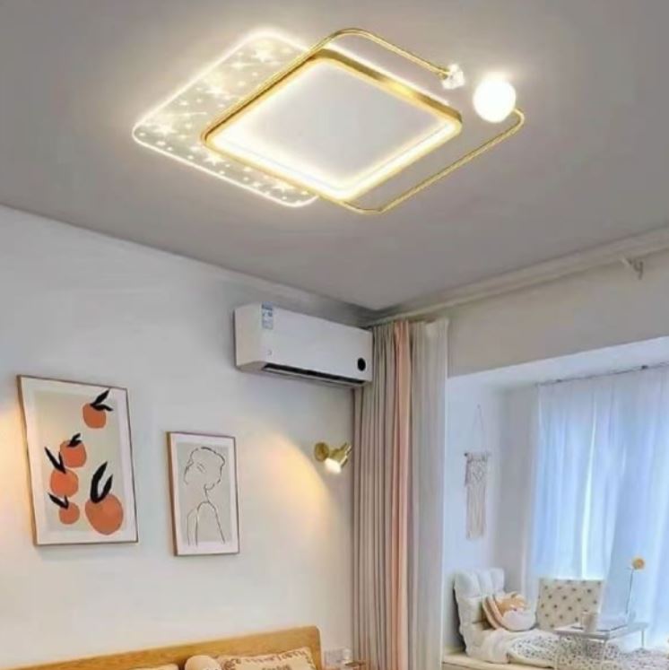 Đèn Ốp Trần Hiện Đại Phòng Khách Chung Cư, Phòng Ngủ D500mm PH-MO9075