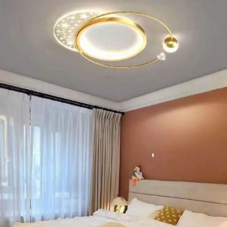 Đèn Ốp Trần Hiện Đại Phòng Khách Chung Cư, Phòng Ngủ D500mm PH-MO9074