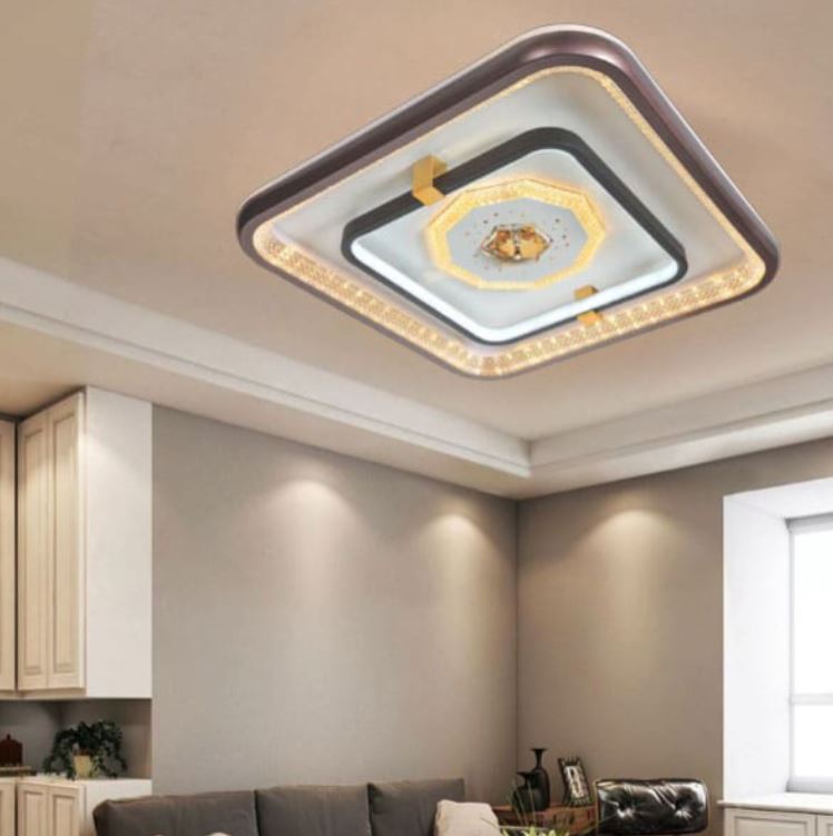 Đèn Ốp Trần Led 3 Chế Độ Ánh Sáng Gắn Phòng Khách Nhỏ D500mm DR-M3002A