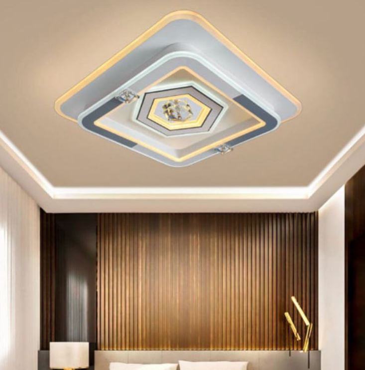 Đèn Ốp Trần Led 3 Chế Độ Ánh Sáng Trang Trí Nội Thất D500mm DR-M3486A