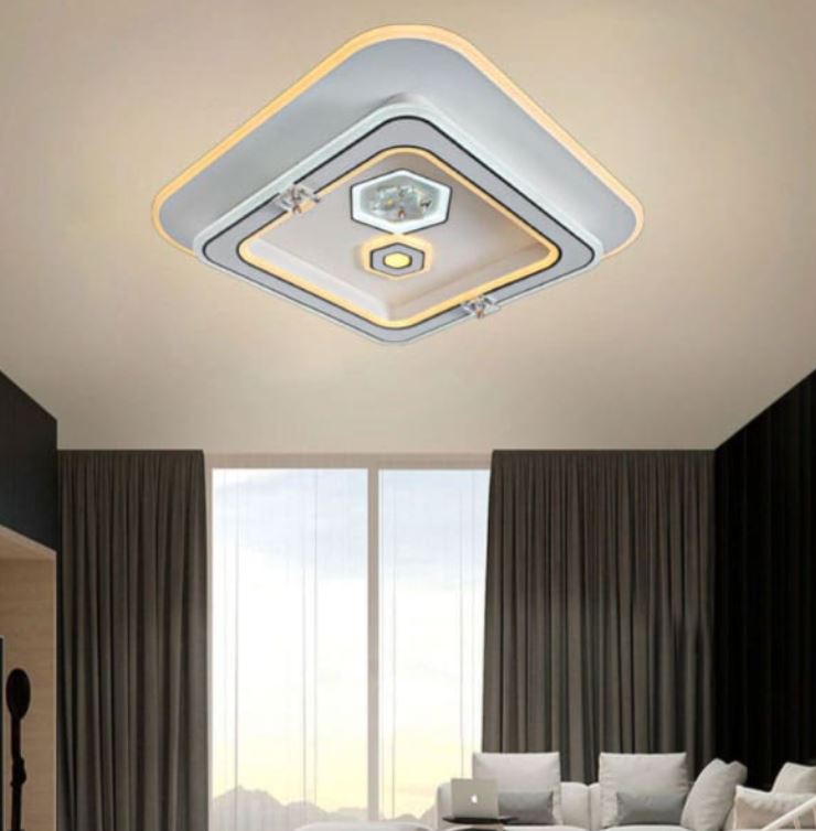 Đèn Ốp Trần Led 3 Chế Độ Ánh Sáng Trang Trí Nội Thất D500mm DR-M34812A