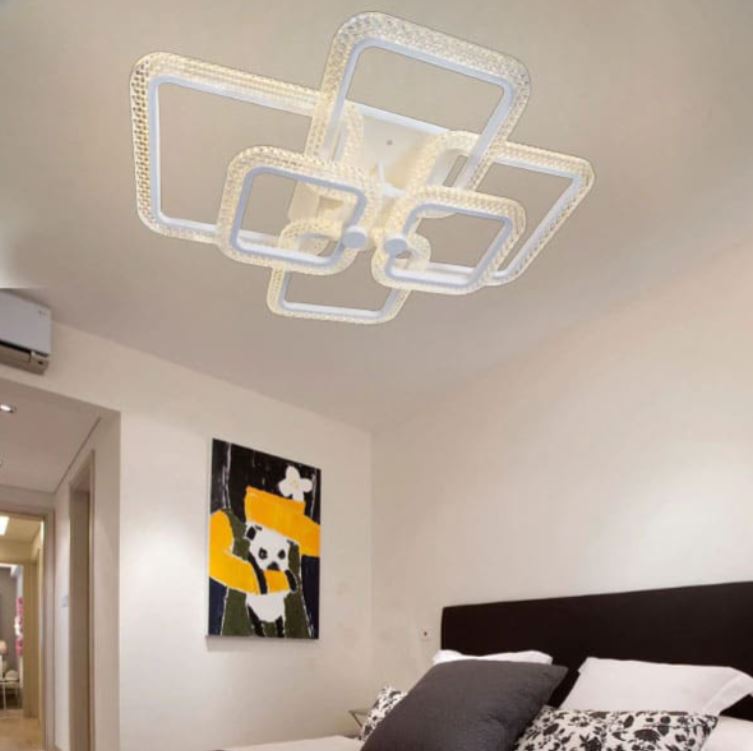 Đèn Ốp Trần Led 3 Chế Độ Ánh Sáng Trang Trí Phòng Ngủ D750mm DR-C814B