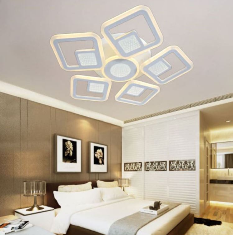 Đèn Ốp Trần Led 3 Chế Độ Ánh Sáng Trang Trí Phòng Ngủ D550mm DR-C8021