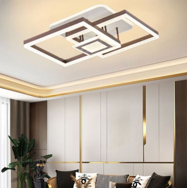 Đèn Ốp Trần Trang Trí Phòng Khách Led 3 Chế Độ 800x600mm VA-MT7488/2