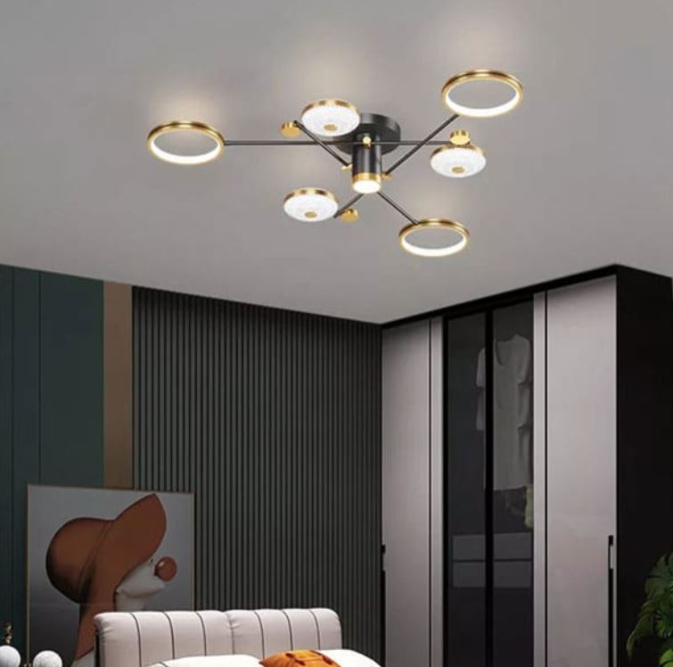 Đèn Chùm Ốp Trần Led Trang Trí Tăng Giảm Ánh Sáng D1150mm SE-CLA735