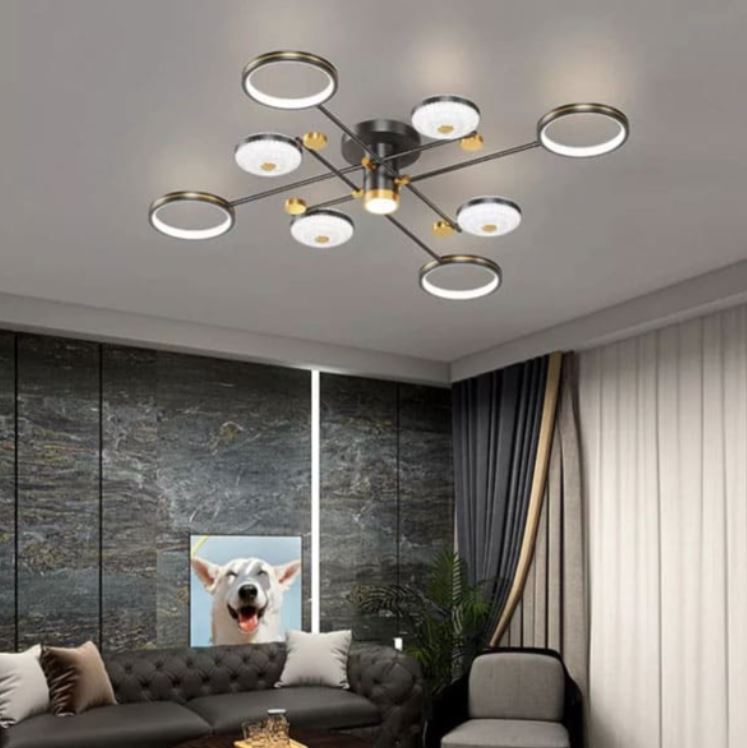 Đèn Chùm Ốp Trần Led Trang Trí Tăng Giảm Ánh Sáng D1150mm SE-CLA736