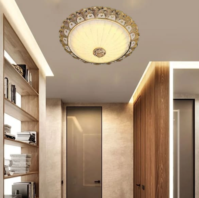 Đèn Mâm Ốp Trần Bánh Tiêu Led 400mm AN-OT4162B