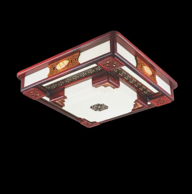 Đèn Mâm Áp Trần Gỗ LED 650mm EC22-MG007
