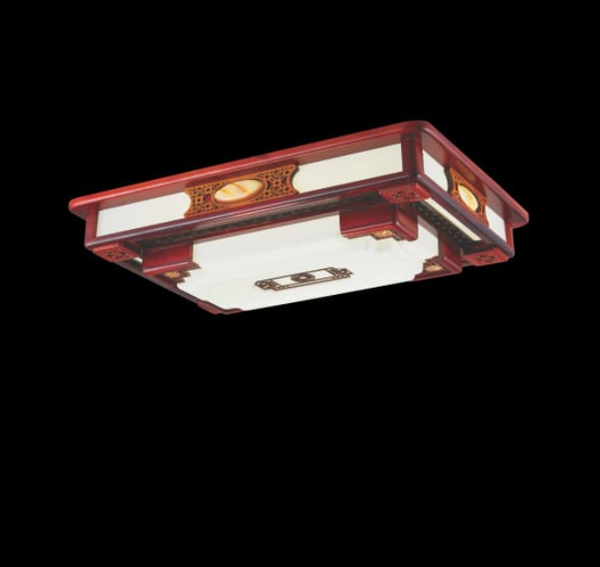 Đèn Mâm Áp Trần Gỗ LED L650xW450mm EC22-MG001