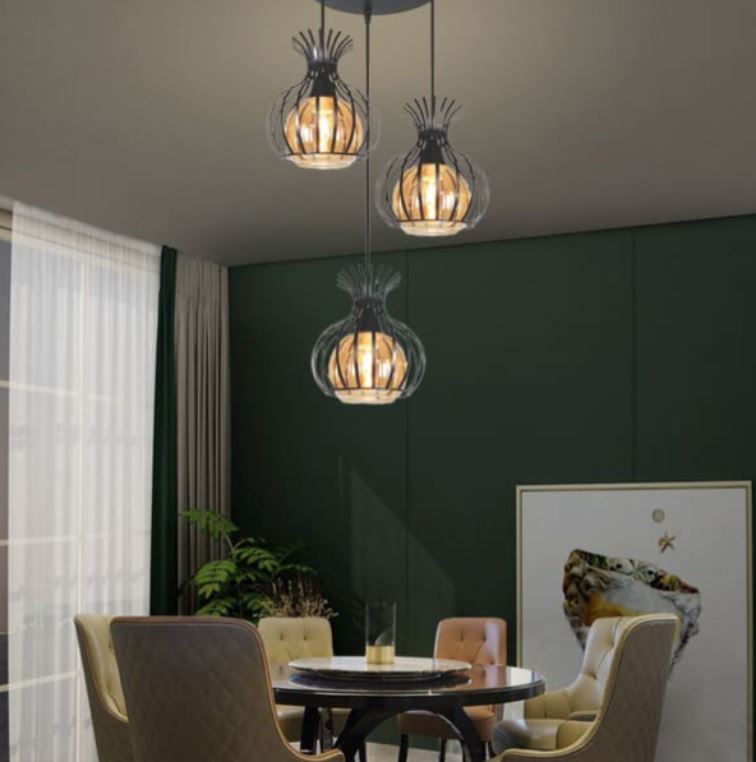 Đèn Thả 3 Bóng Cho Bàn Cafe Nhỏ Căn Hộ Chung Cư Sang Trọng DR-NB1028/3