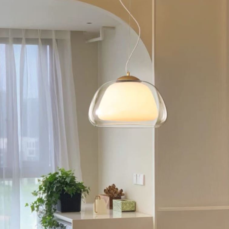 Đèn Thả Trần Quán Cafe, Bàn Ăn, Tab Đầu Giường Chao Thủy Tinh DC-TT56