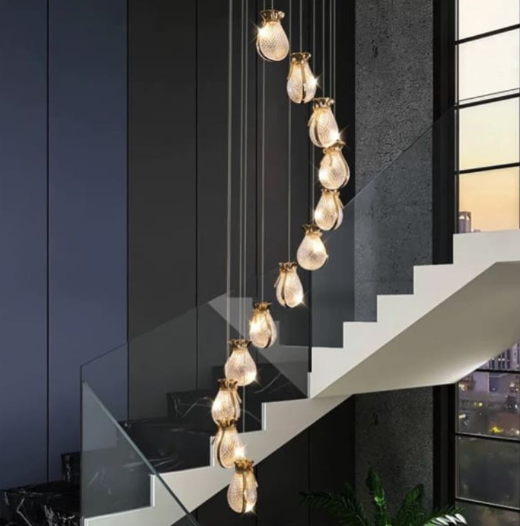 Đèn Thả Thông Tầng Hình Túi Phúc Lộc Cát Tường AN-T8232/12